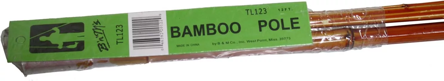 B’n’M 12ft Slip Joint Rigged Cane Pole – 3 Piece #TL123