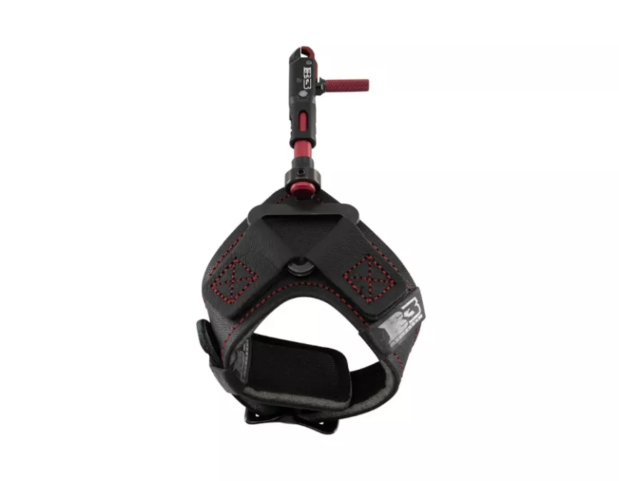 B3 Brave Red Youth Release Buckle, Black/Red