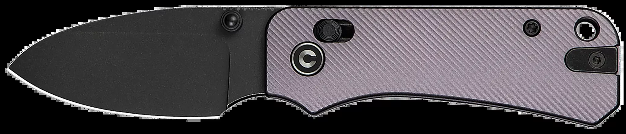 Baby Banter 2 2.34″: Folding Drop Point Plain Knife – Purple