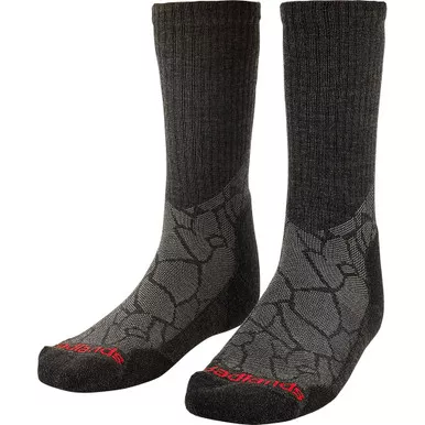 Badlands Lw Merino Crew Sock Black/gray