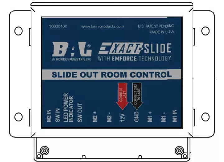 BAL Exact-Slide Controller G5.5 Slide Out Room Control, 12V• 10800160