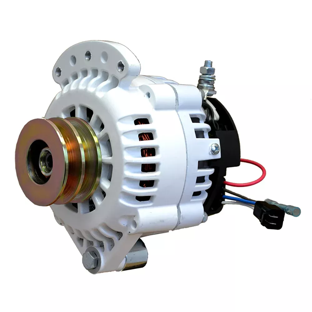 Balmar Alternator 100 AMP 12V 1-2" Single Foot Spindle Mount Dual Vee Pulley w/Isolated Ground - 621-100-DV