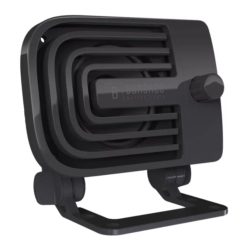 Banshee Marine Active External VHF Speaker – Black