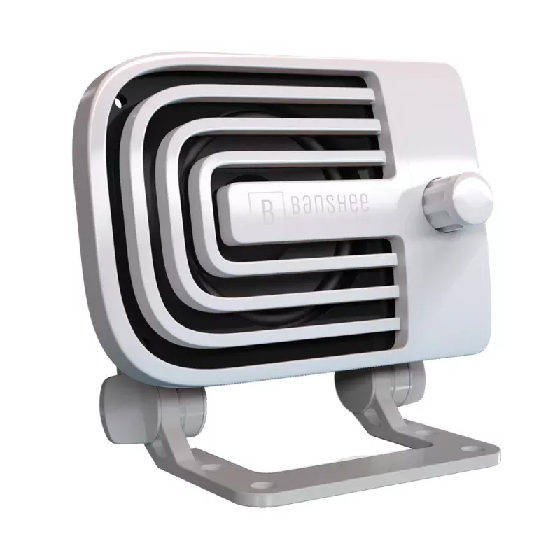 Banshee Marine Active External VHF Speaker – White