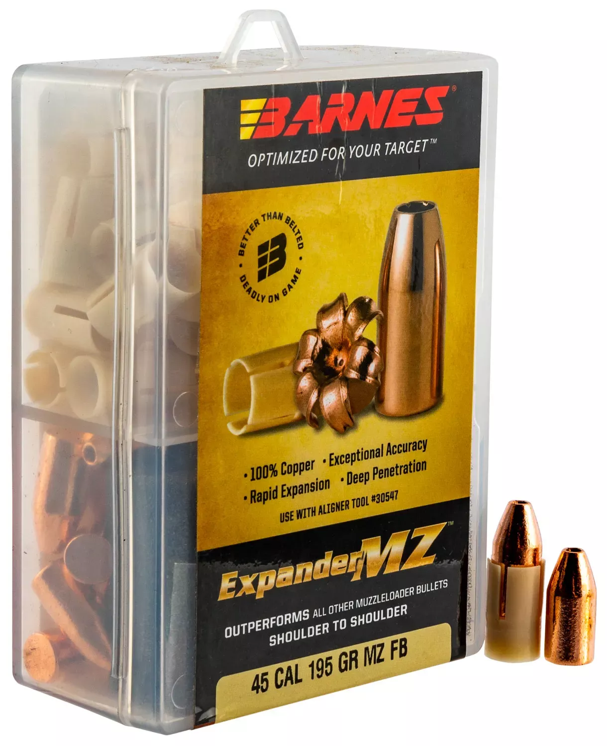 Barnes Bullets Expander MZ 45 Cal 195 GR 24