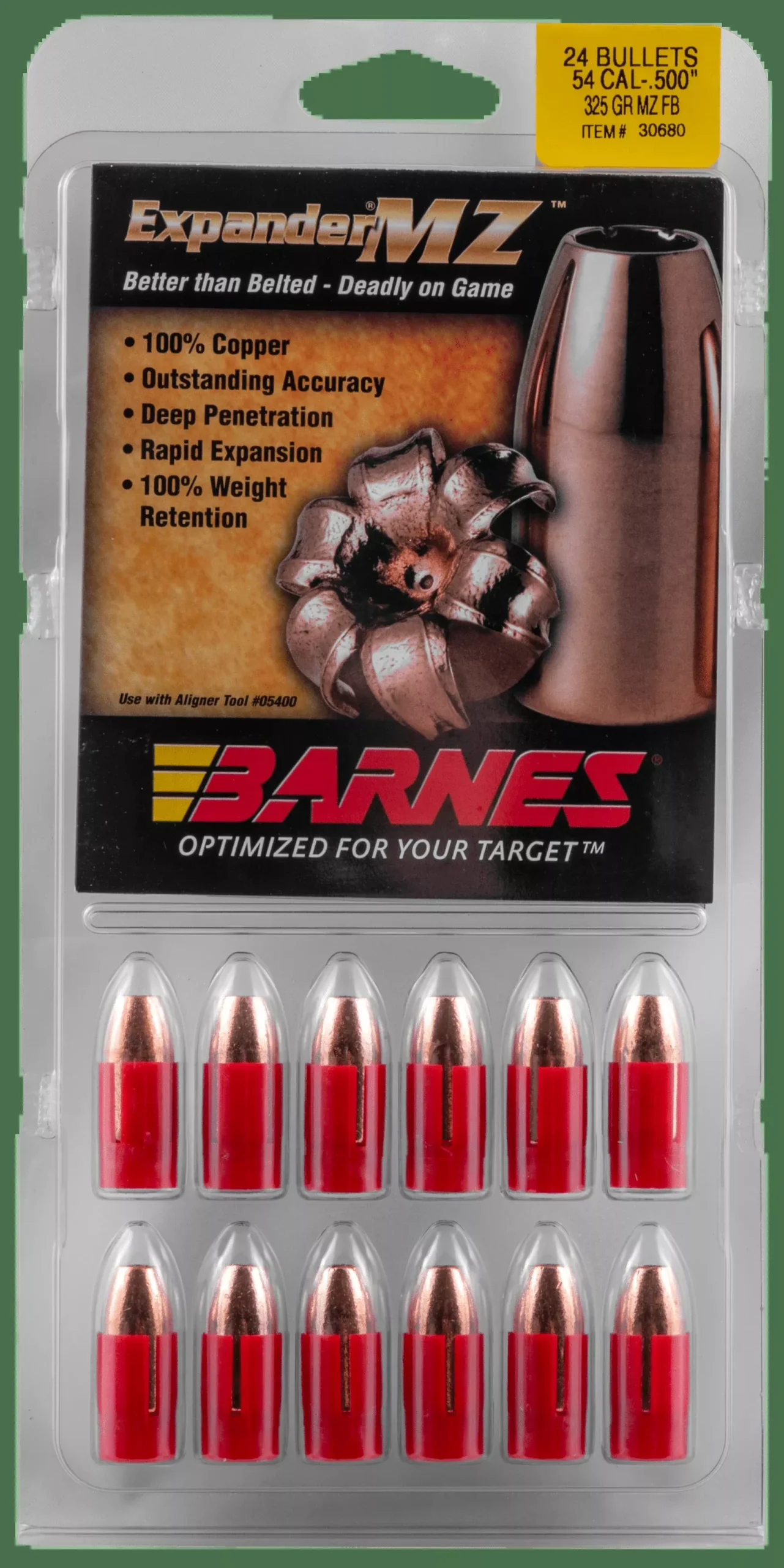 Barnes Bullets Expander Mz, Brns 30680 Expmz 54c 325 Exp24