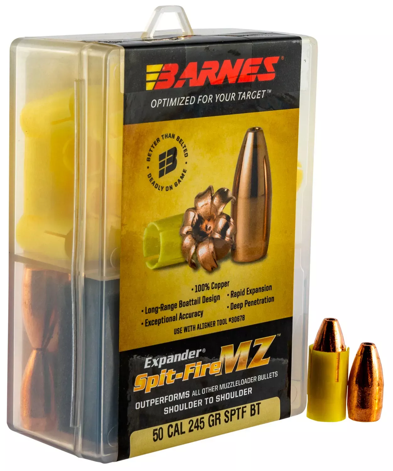 Barnes Bullets Spit-Fire MZ50 Cal 245 GR 24