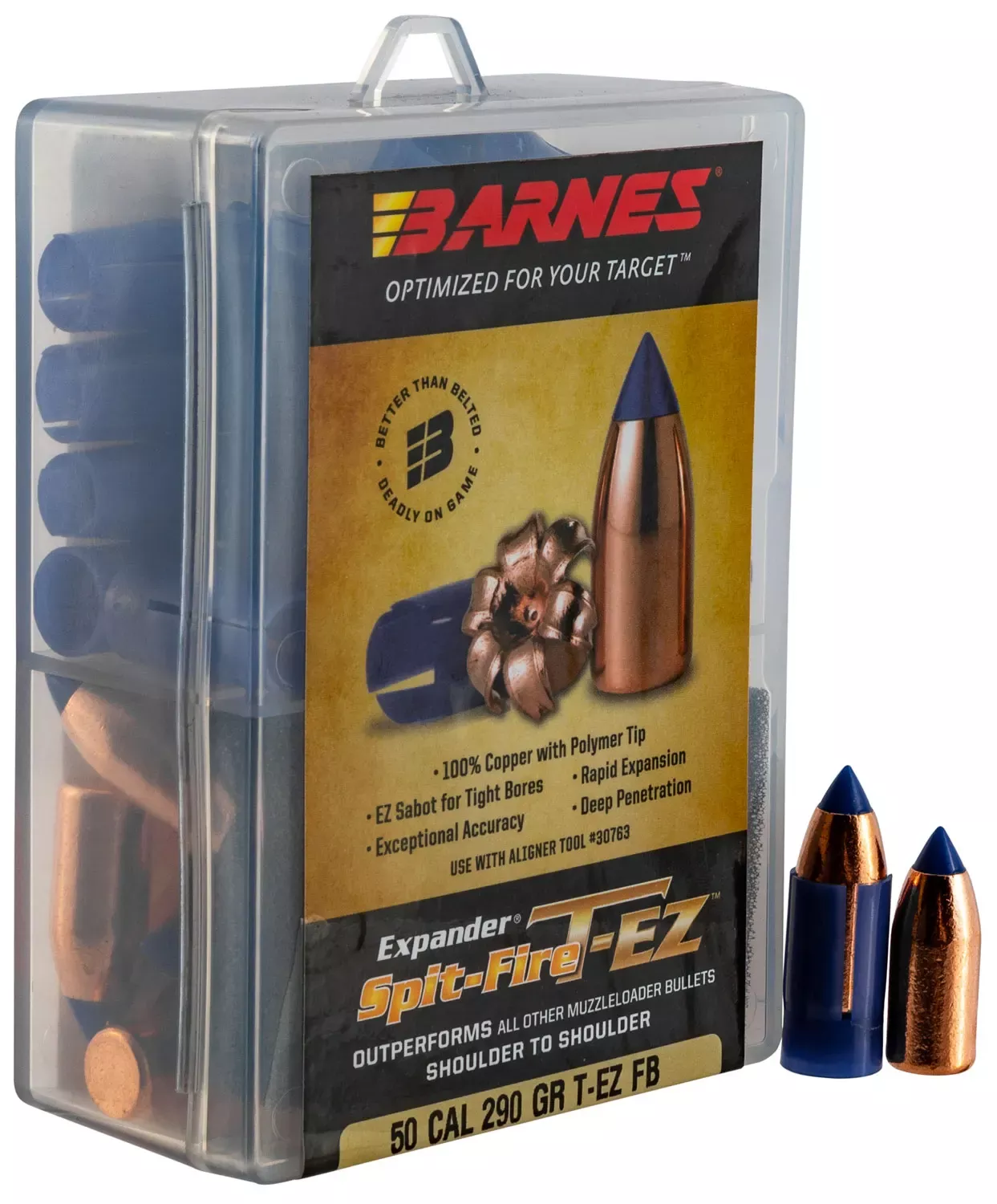 Barnes Bullets Spit-Fire T-EZ 50 Cal 290 GR 24