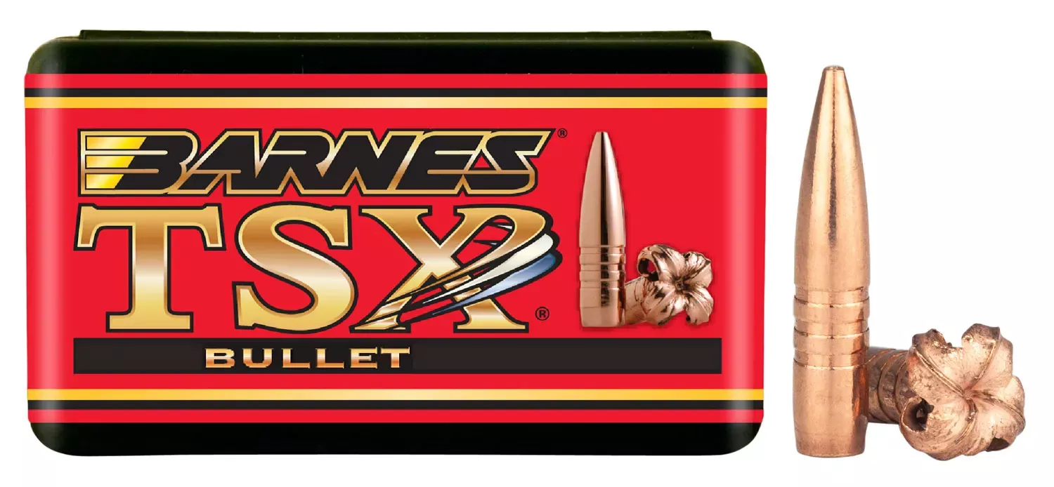 Barnes Bullets TSX6.5mm .264 120 GR TSX Boat-Tail 50 Per Box