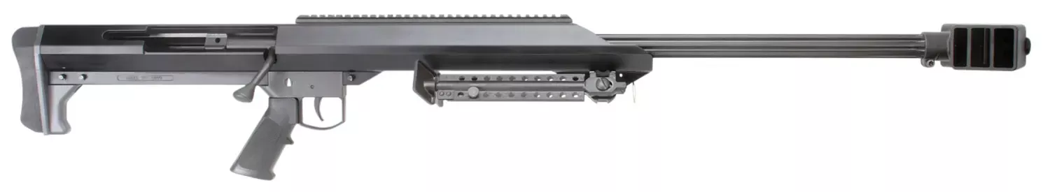 Barrett M99 Single Shot Bolt Action Rifle .50BMG 29″ Fluted Barrel Muzzle Brake Aluminum Receiver Pic Rail Bi-Pod Black 13305