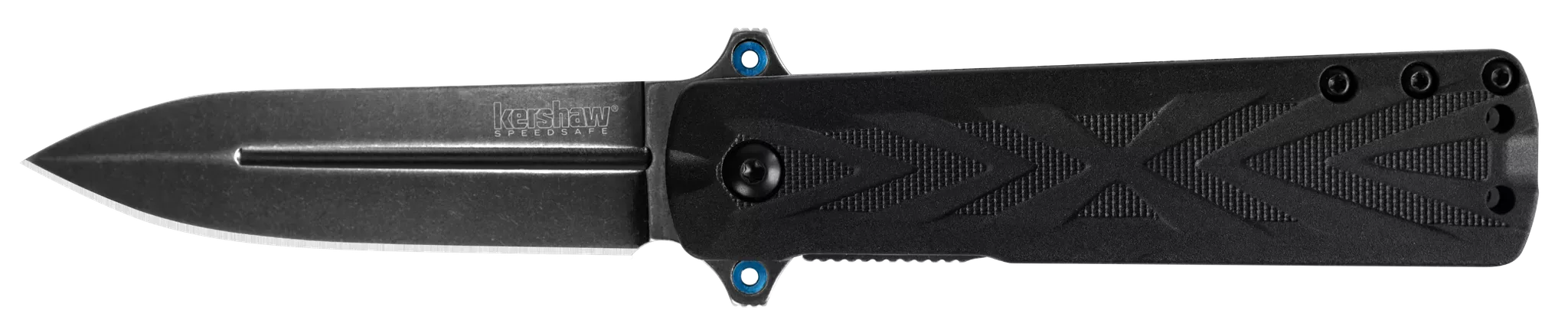 Barstow 3″ Folding Spear Point Plain Blade Knife – Black Oxide