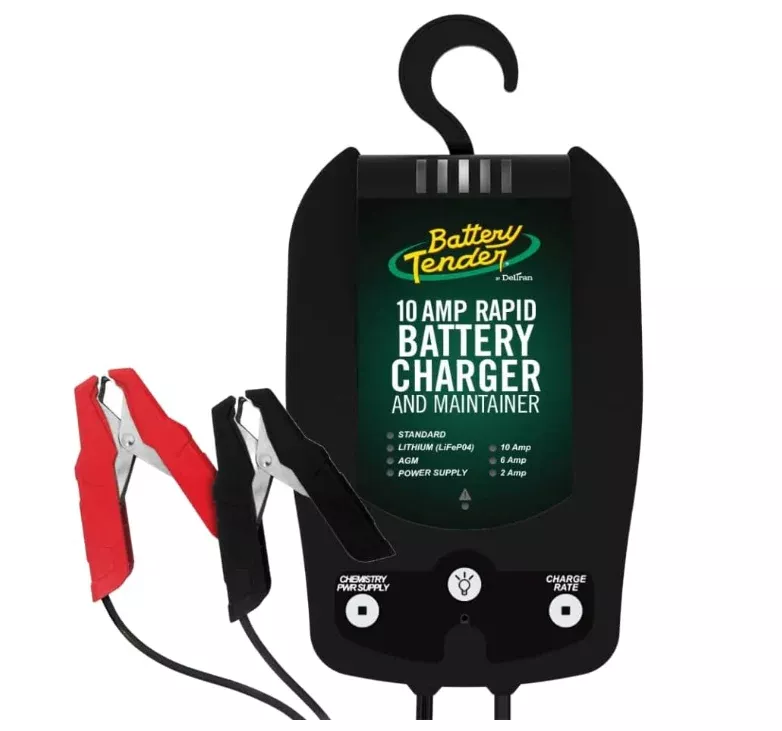 Battery Tender 10 AMP Selectable Battery Charger and Maintainer• 022-0229-DL-WH