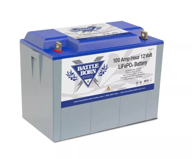 Battle Born 100Ah 12V LiFePO4 Deep Cycle Battery• BB10012