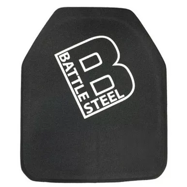 Battle Steel BS10501 Ballistic Armor Plate Level IV, Shooters Cut