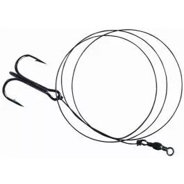 Beaver Dam Liquid Steel Ice Leaders - 12 LB. - Sz. 10