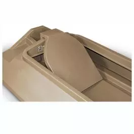 Beavertail Final Attack Back Rest Polymer Marsh Brown