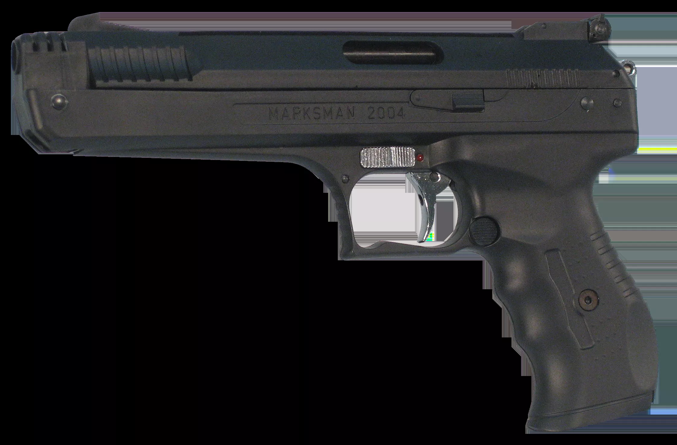 Beeman 2004 Deluxe Air Pistol .177 Pellet Post Front/Adj Rear Syn Grip/Frame Black