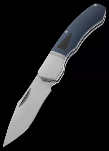 Begg Recurve Slip Joint Blue Folding Knife