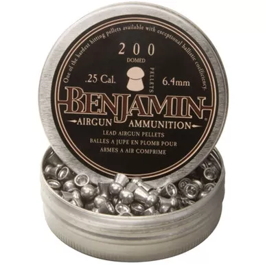 Benjamin BD225 .25 Cal, 27.8 Grains, Domed, 200ct