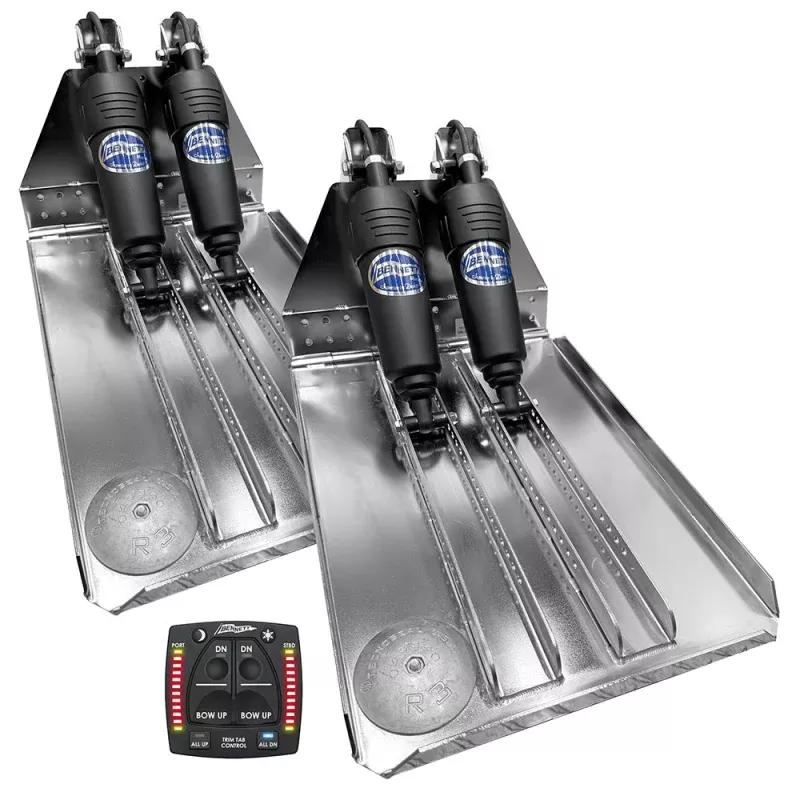 Bennett Marine BOLT 14×20 Dual Electric Trim Tab System w/One Box Indication Unit