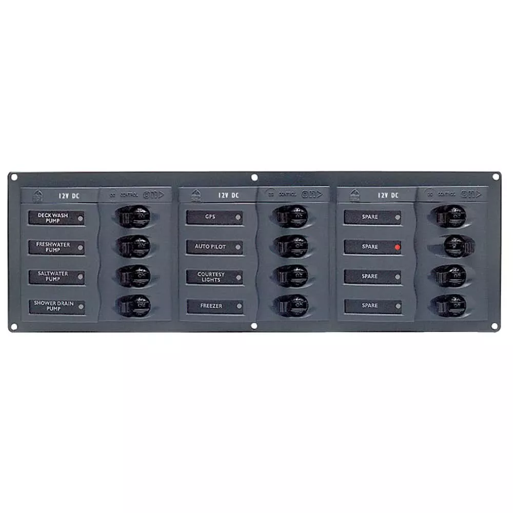 BEP DC Panel – 12-Way – No Meter – Horizontal [902NMH]
