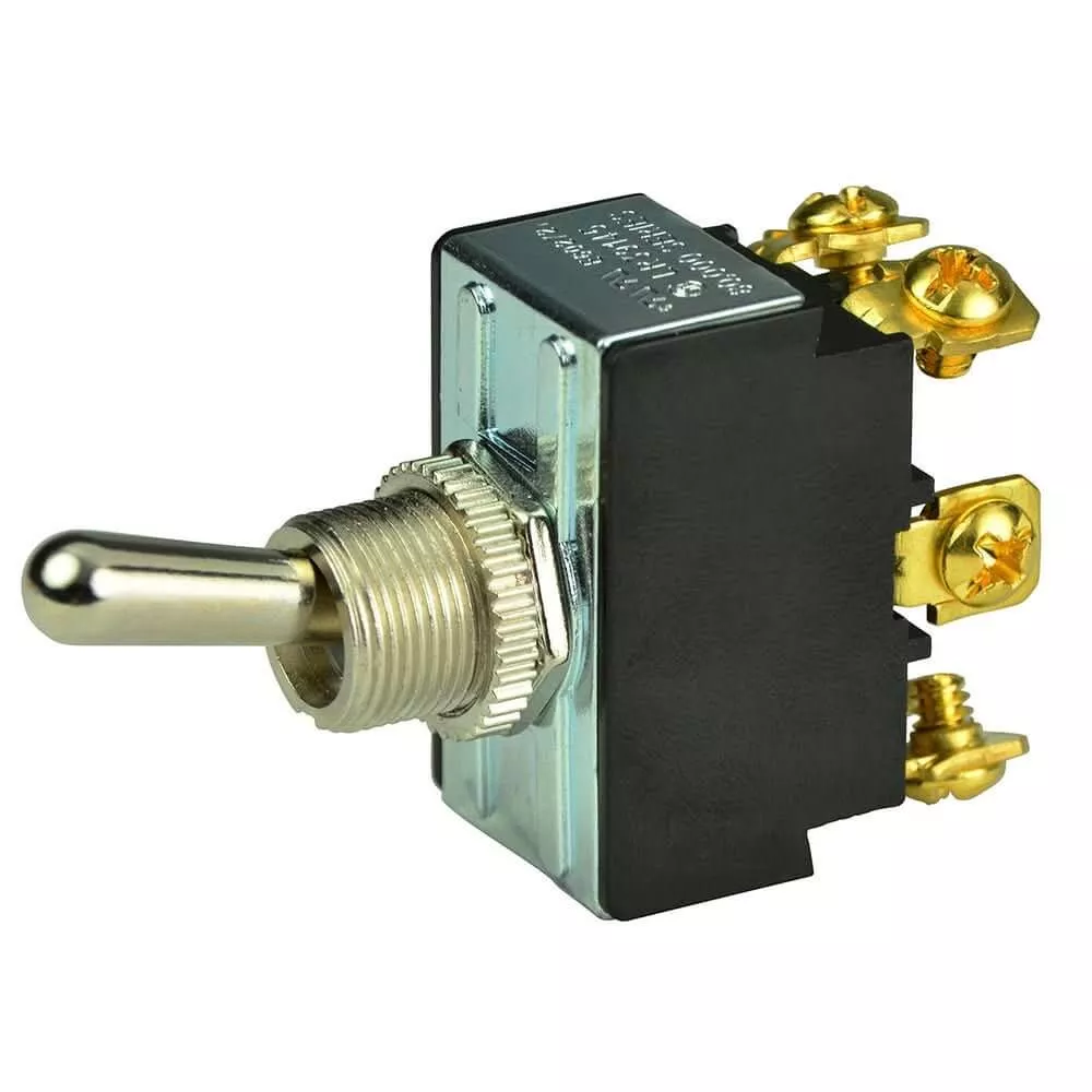 BEP DPDT Chrome Plated Toggle Switch – ON/OFF/ON [1002018]