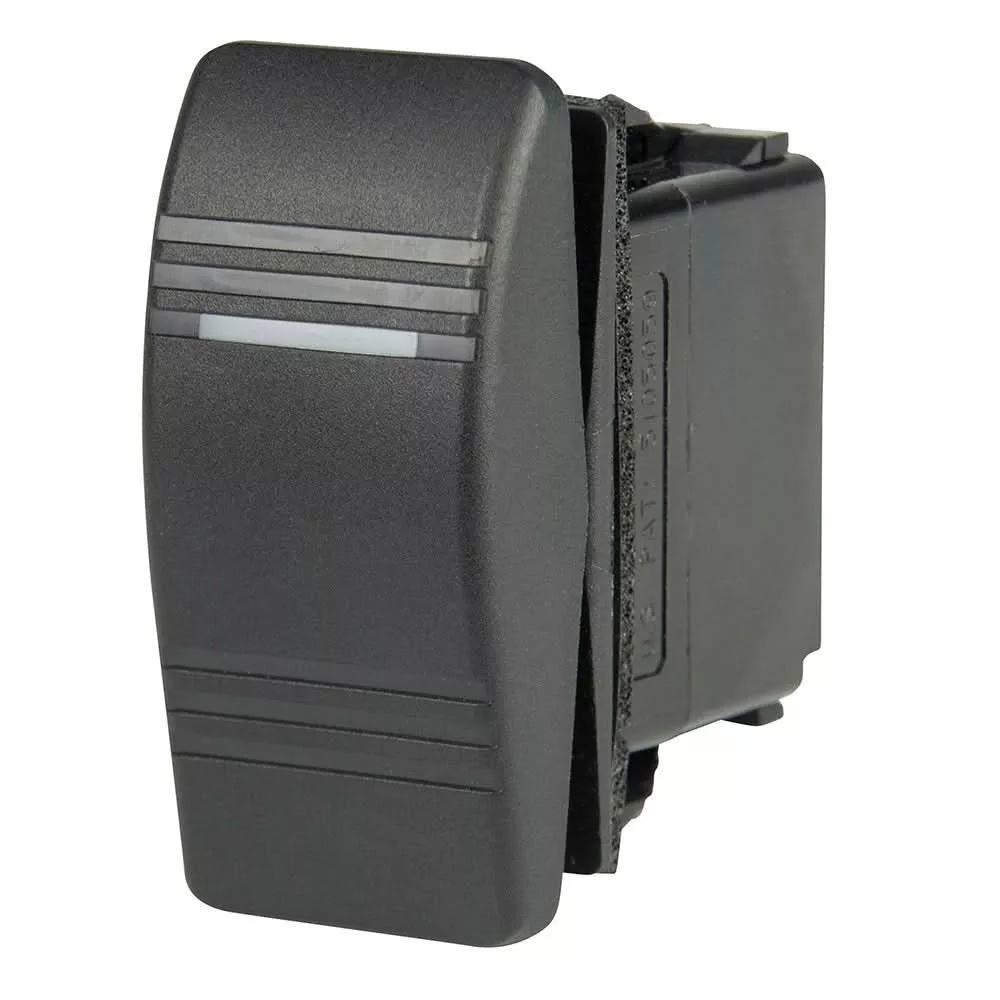 BEP DPDT Contura Switch – 1-Amber LED – ON/OFF/(ON) [1001807]