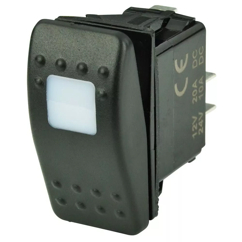 BEP SPST Contura Switch – 1-Amber LED – OFF/ON [1001801]