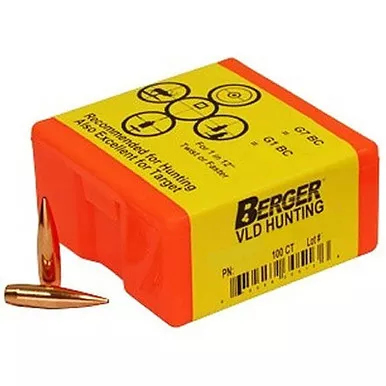 BERGER 24528 6MM 105GR VLD HUNTING 100 CT.