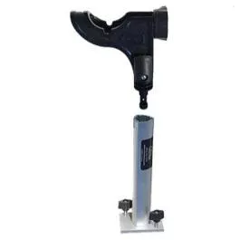 Bert's Custom Tackle Pro-Series Cradle Rod Holder with 6" Satin Riser - Standard Base - MF3387