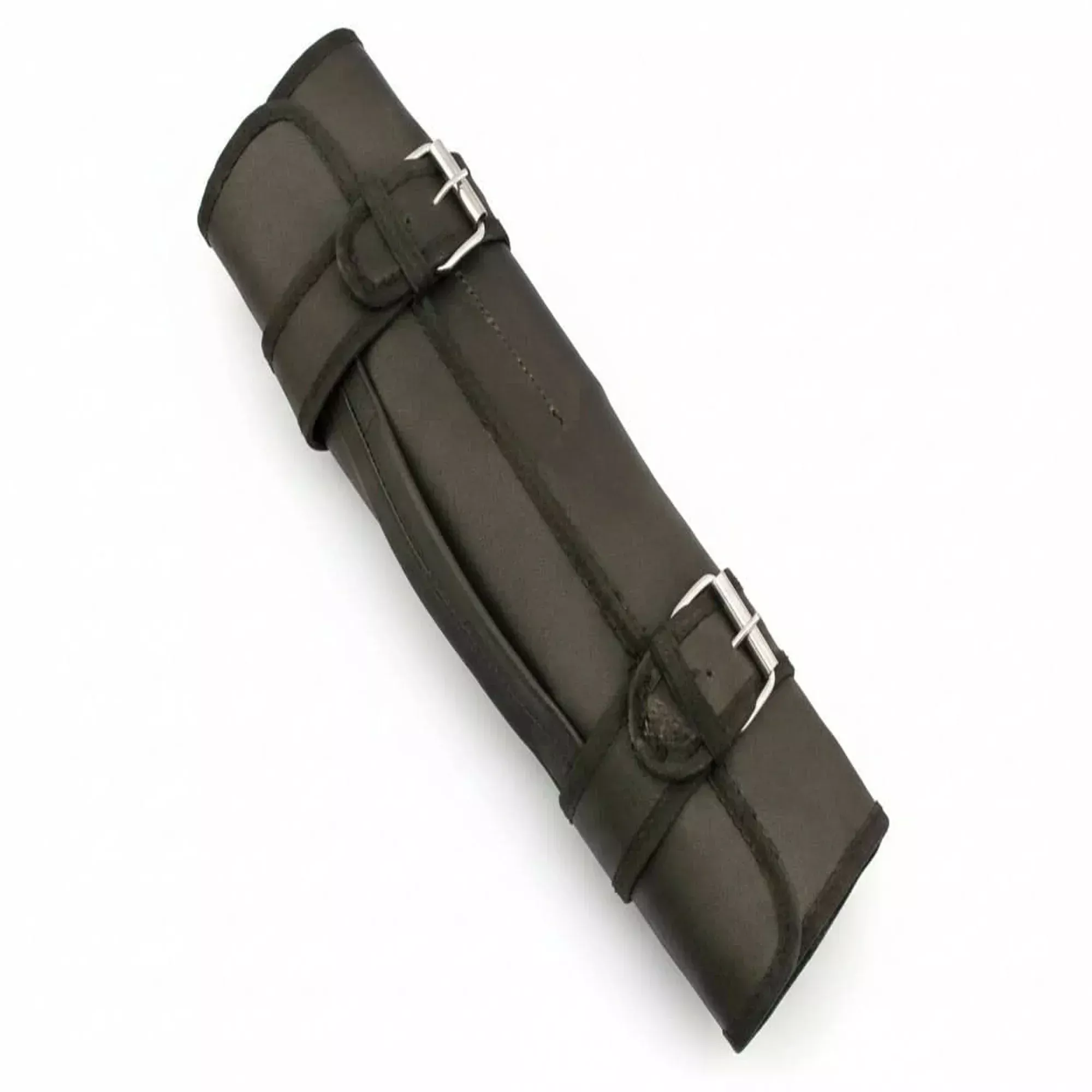 best chef knife Custom Handmade Leather Roll Bag for7pieces set / Chef sets Bag german knife DK-0138