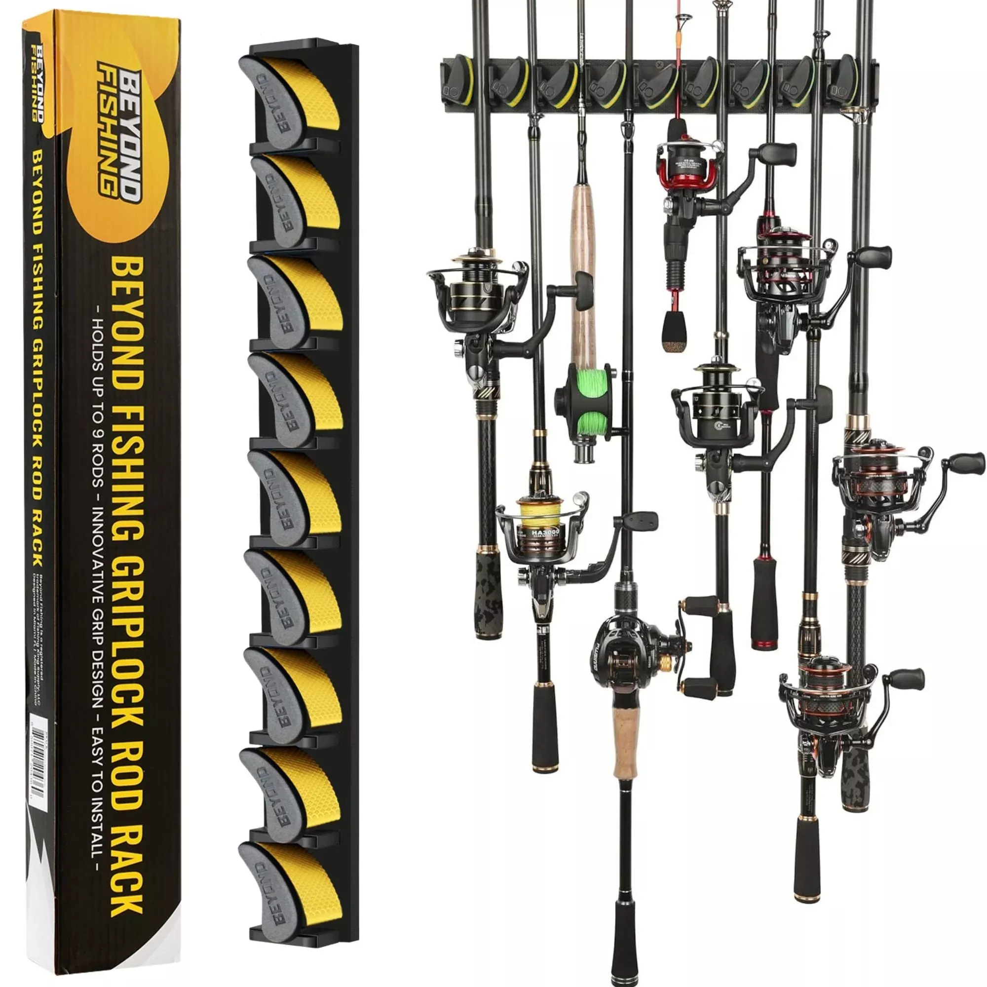 Beyond Fishing GripLock Vertical Fishing Rod Rack