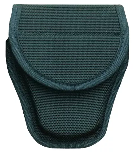 Bianchi Covered Cuff Case Standard Linked Handcuffs Black Basket Weave
