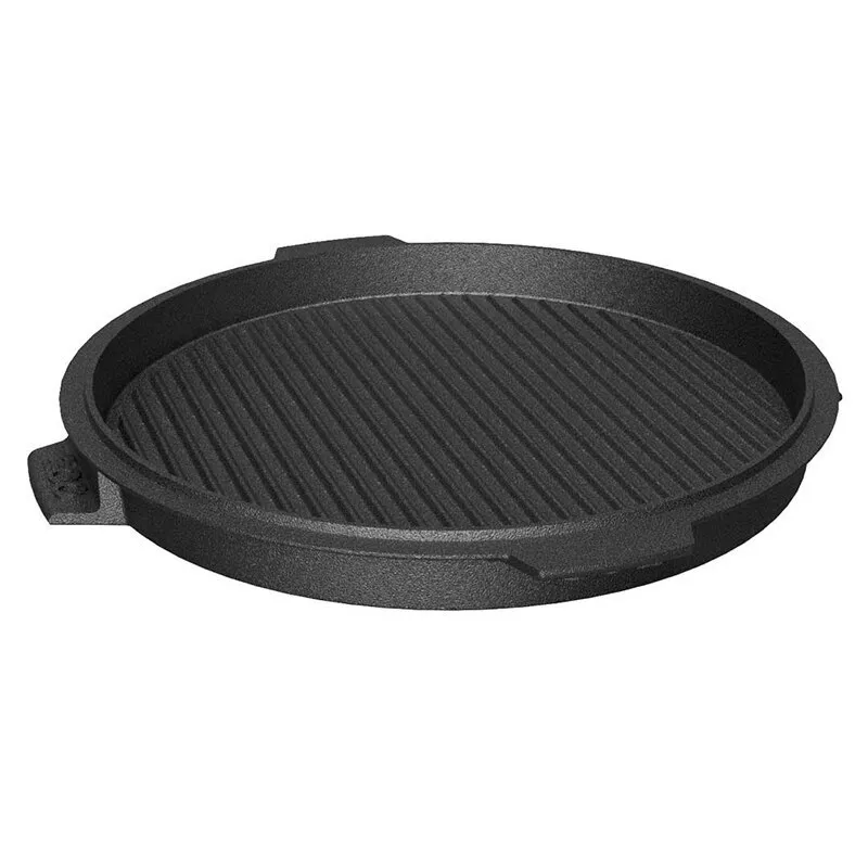 Big Green Egg Dual-Sided Cast Iron Plancha Griddle #120137