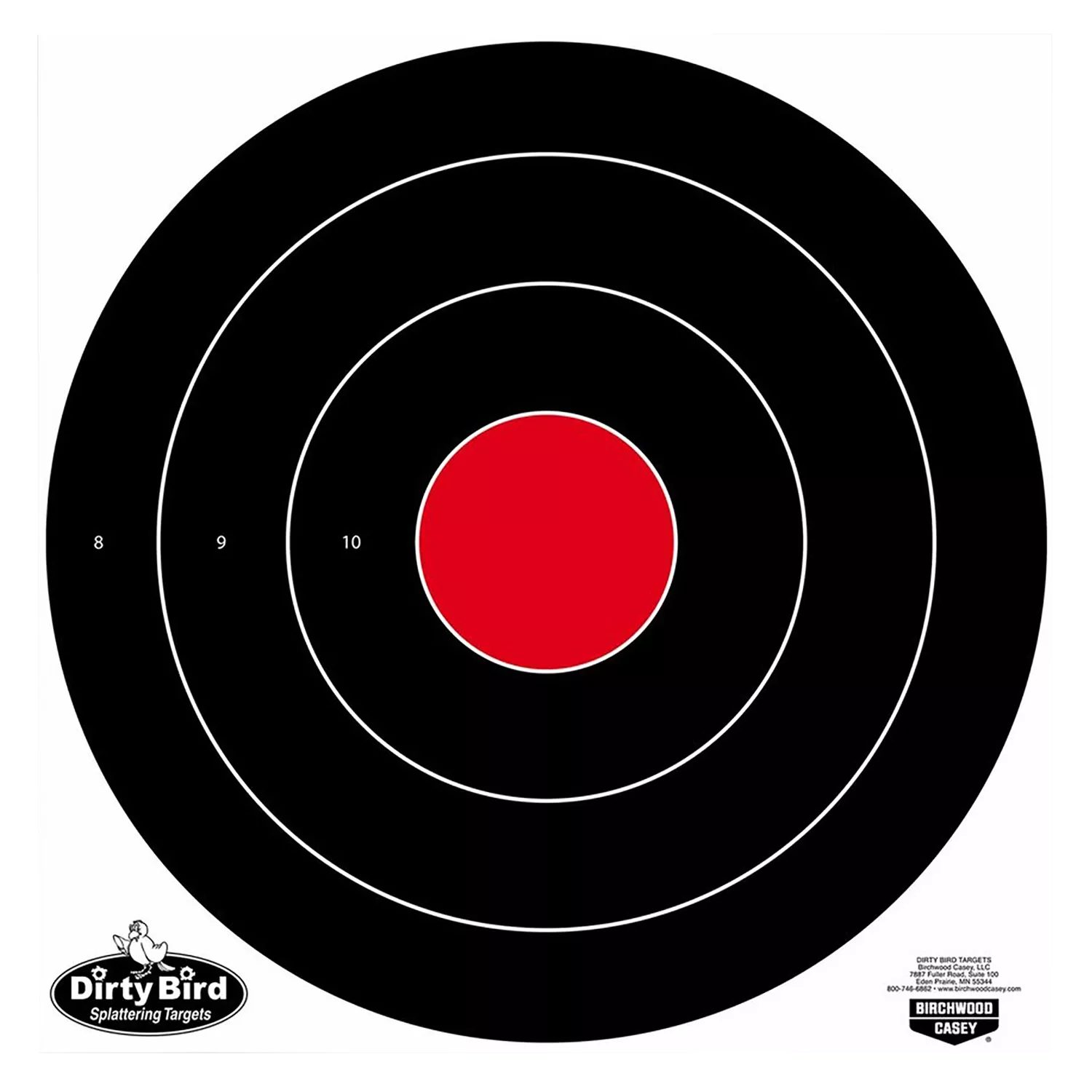 BirchwoodDirty Bird Bullseye Tagboard Target 17.25"