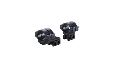 BKL Long Double Strap Offset 1in Medium Dovetail Scope Rings (278-MB)