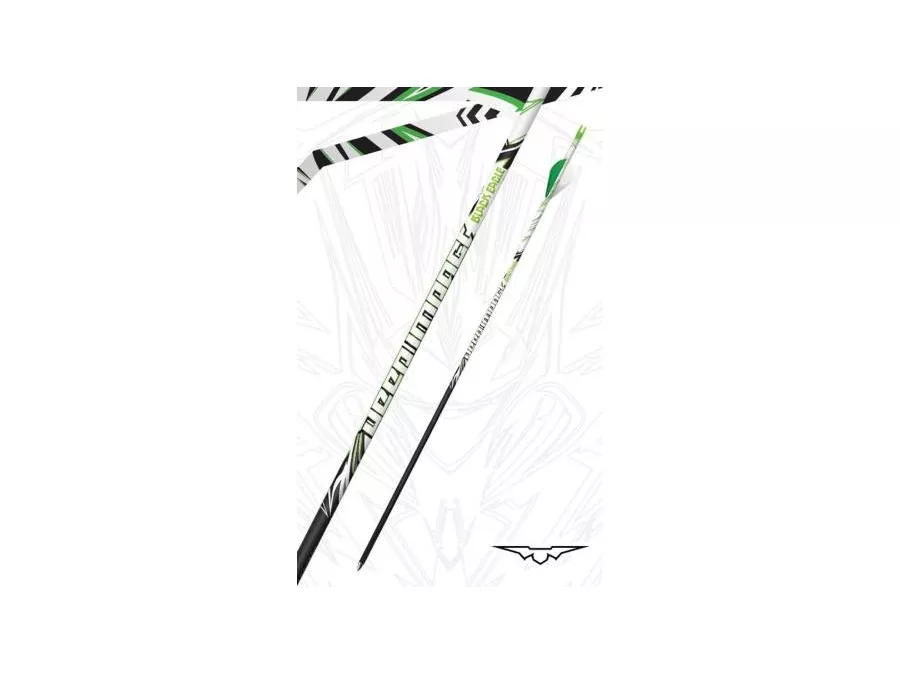Black Eagle Deep Impact Crested Fletched Arrows, None, 6 count