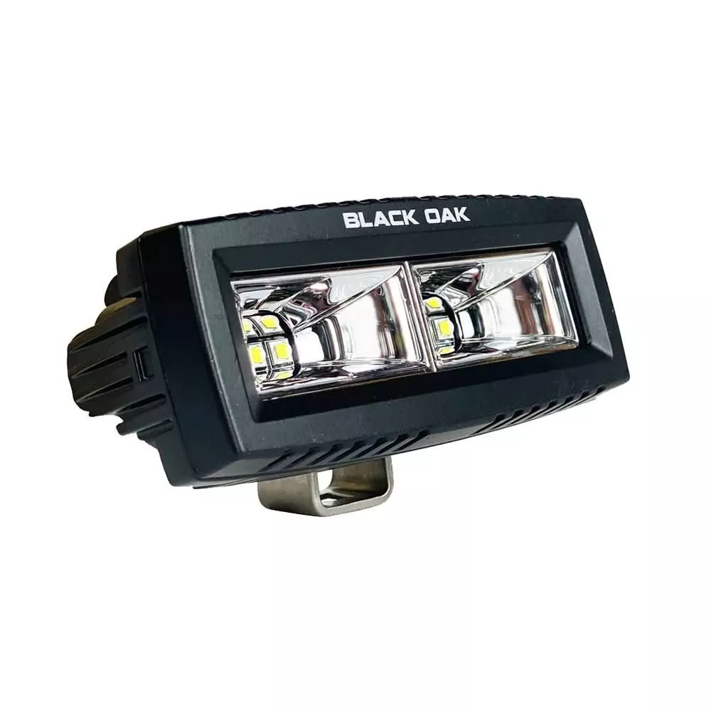 Black Oak 4 Marine Spreader Light Flood Scene LED Pro Series 3.0 – Black