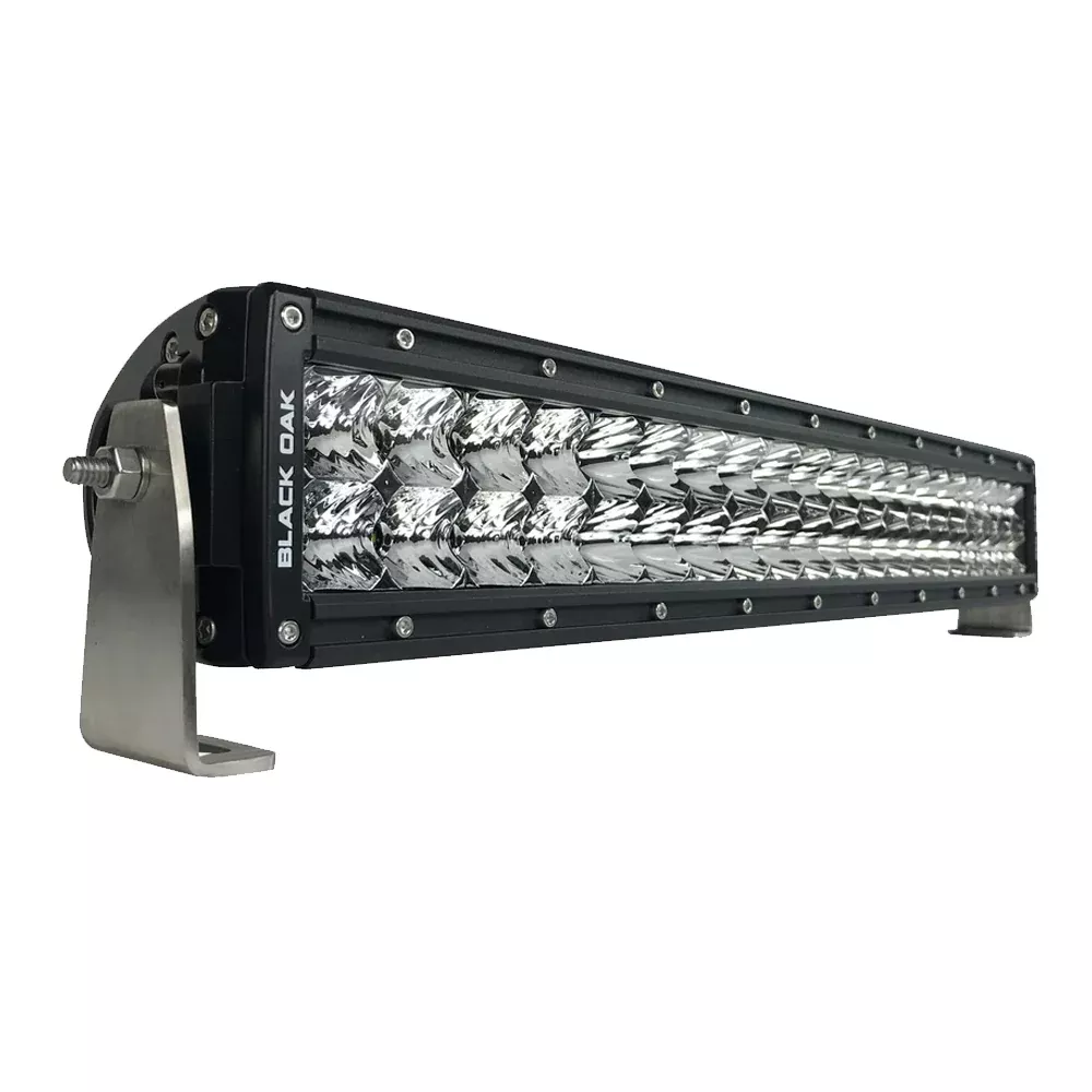 Black Oak Pro Series 3.0 Curved Double Row 20″ LED Light Bar – Combo Optics – Black Housing [20CC-D5OS]