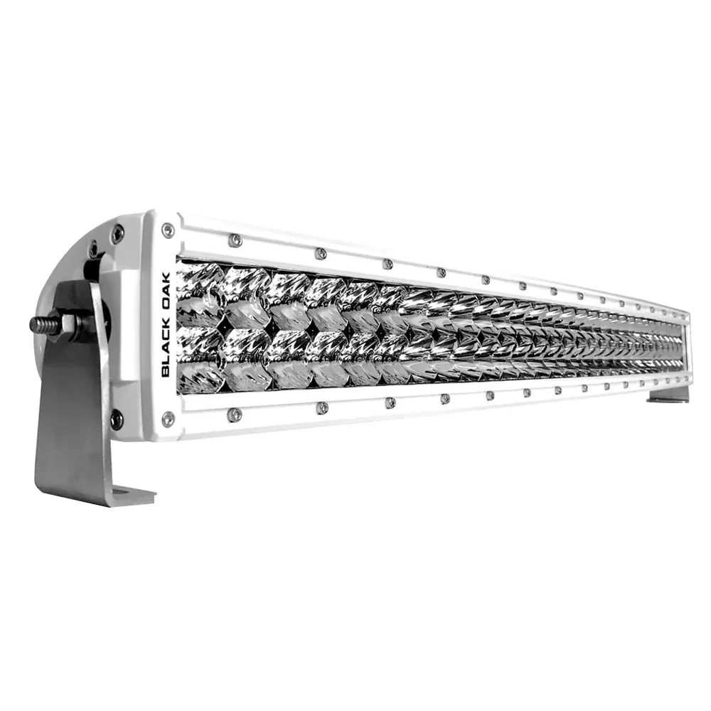 Black Oak Pro Series 3.0 Curved Double Row 30″ LED Light Bar – Combo Optics – White Housing [30CCM-D5OS]