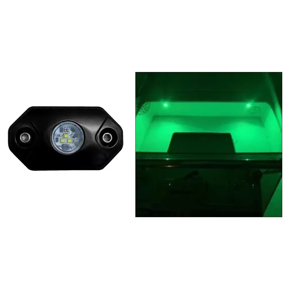 Black Oak Rock Accent Light – Green – Black Housing[RL-G]