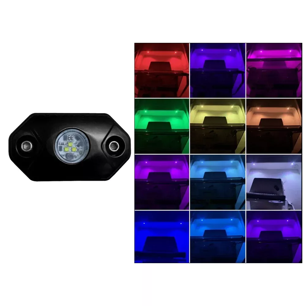 Black Oak Rock Accent Light – RGB – Black Housing[RL-RGB]