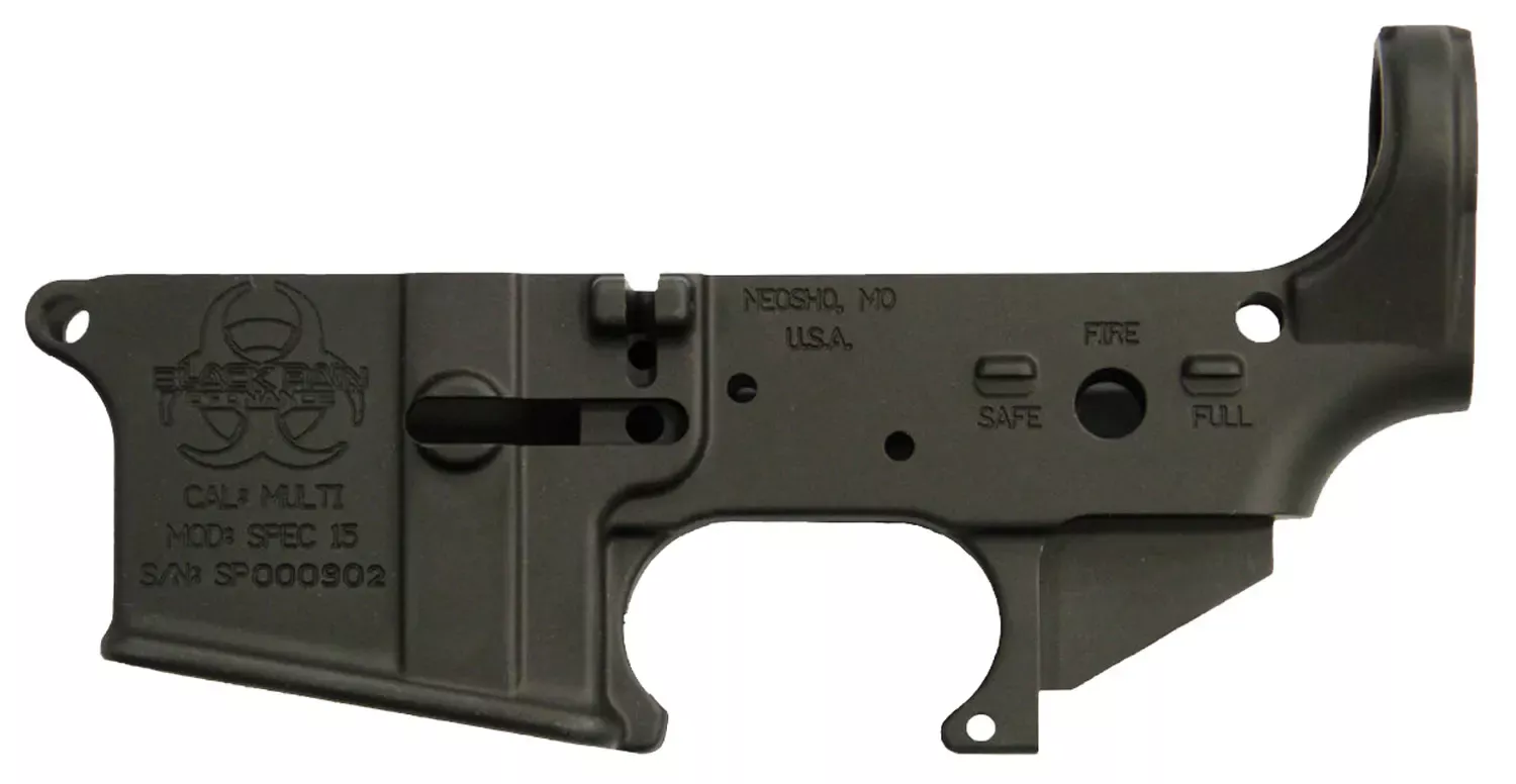 Black Rain Spec15 Forged Lower Multi-Caliber BROSPEC15LR