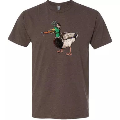Black Rifle Waterproof Kazoo Chicken T-shirt Espresso