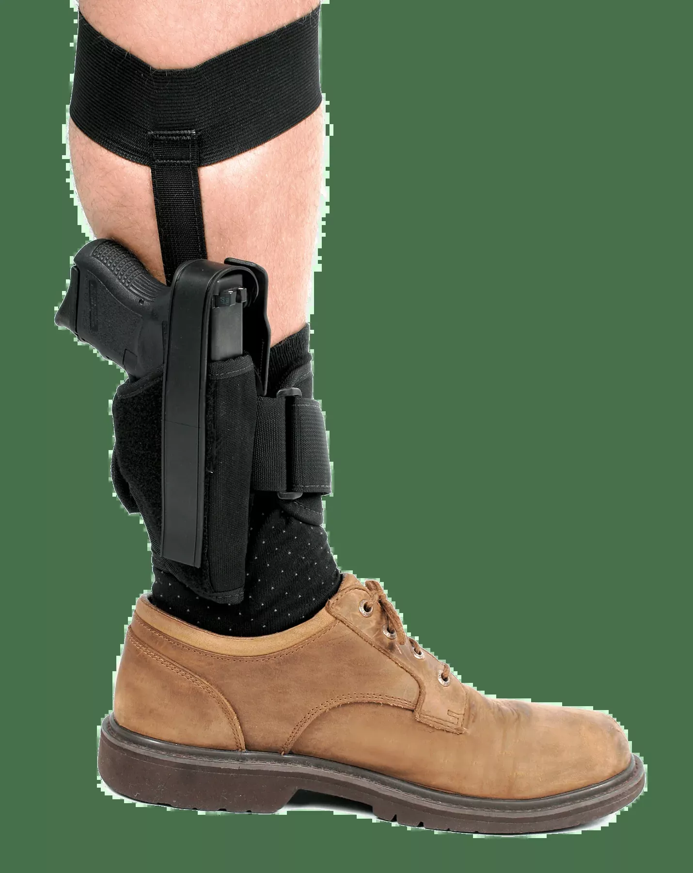 Blackhawk Ankle Holster #01 Rh – Medium Autos 3″-4″ Black