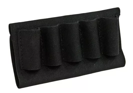 Blackhawk Buttstock Shell Holder 5 Rounds Black Nylon