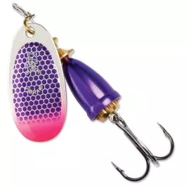 Blue Fox Classic Vibrax Spinners - #3 - Purple Scale Pink Tip UV