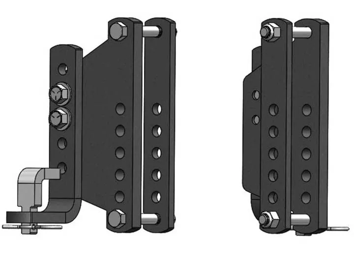Blue Ox Kit, L Brackets w/ 8″ Frame Mounts, Pair, TrackPro/2-Point• BXW4080