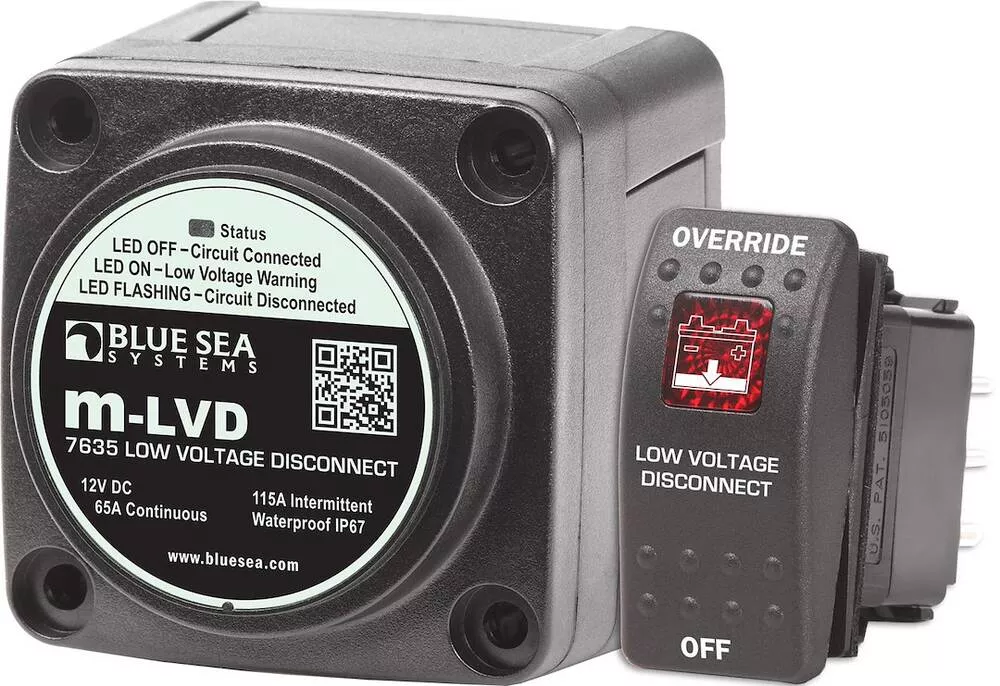 Blue Sea m-LVD Low Voltage Disconnect• 7635-BSS