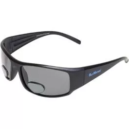 BluWater Bifocal 1 GR Polarized Bifocal Sunglasses – Gray – +3.00